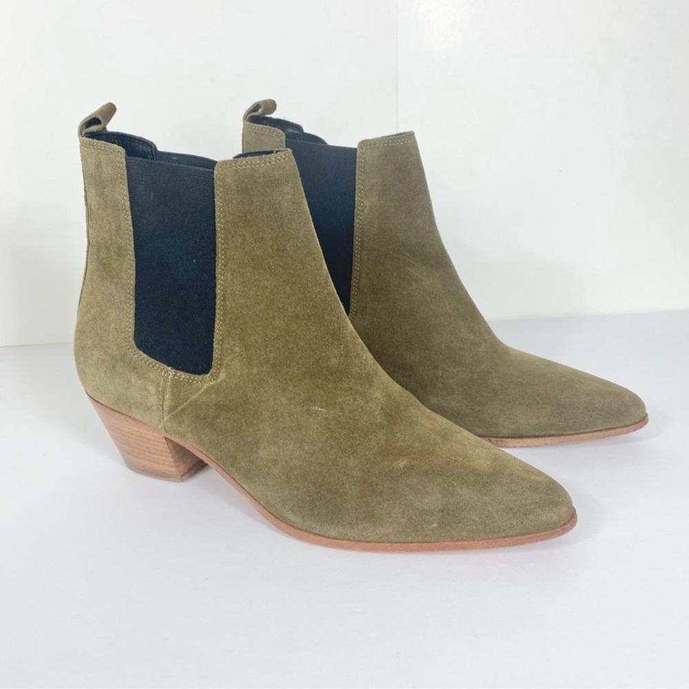 IRO YVETTE GREEN SUEDE BOOTS